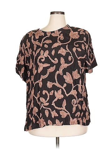 Jones New York Short Sleeve Blouse (view 1)