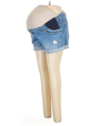 Indigo Blue Denim Shorts (view 1)