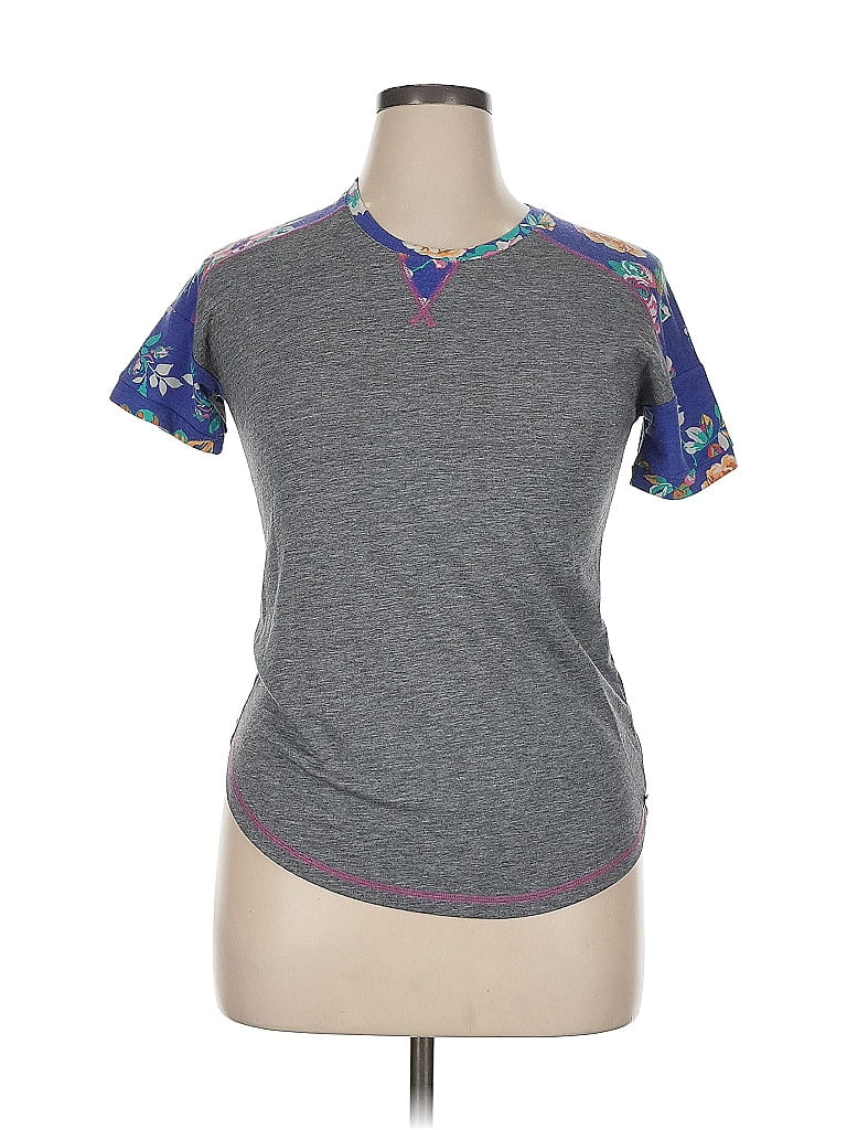 Pre-owned Assorted Brands Short Sleeve T-shirt In Gray