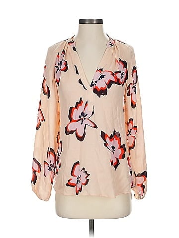A.L.C. 3/4 Sleeve Silk Top (view 1)