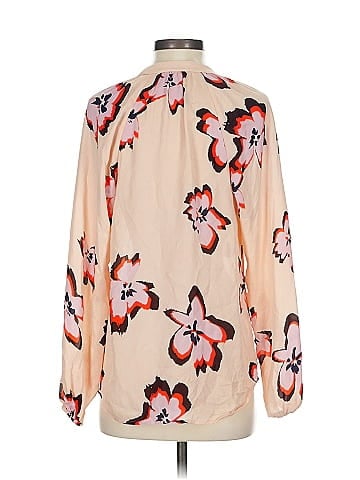 A.L.C. 3/4 Sleeve Silk Top (view 2)