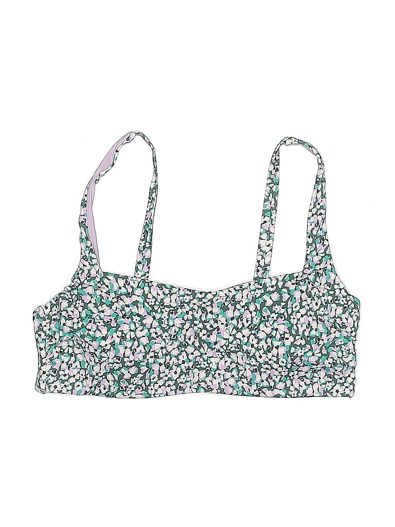 Pre-owned Athleta Swimsuit Top Green Swimwear