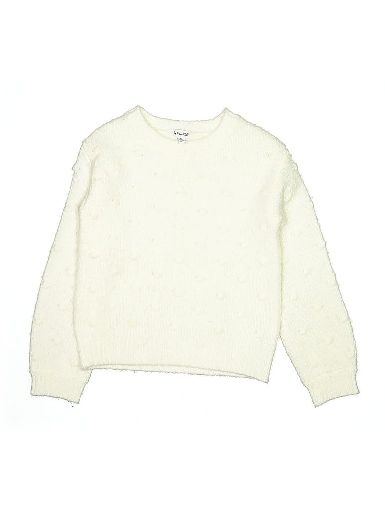 Click to view more detailed imagery on our partner's website Pre-owned Splendid Kids' Pullover Sweater In White
