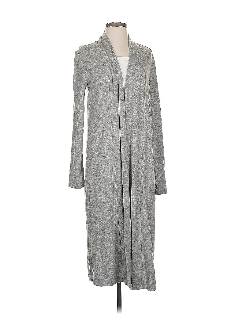 Pre-owned Banana Republic Factory Store Cardigan Sweater In Gray