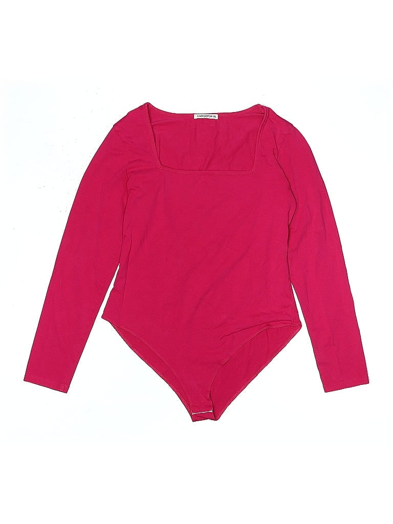 Pre-owned Mangopop Collection Bodysuit In Pink