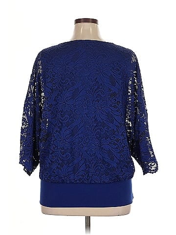 JM Collection 3/4 Sleeve Blouse (view 2)