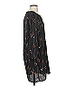 Glam 100% Polyester Print Black Casual Dress Size S - photo 4