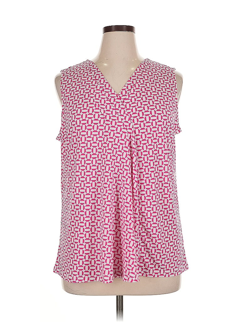 LANE BRYANT Pre-owned Sleeveless Blouse In Pink