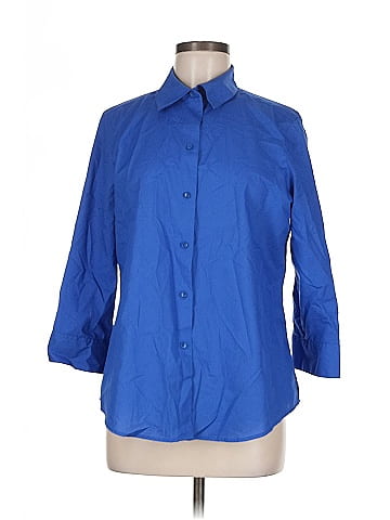 Foxcroft 3/4 Sleeve Button-Down Shirt (view 1)