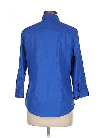 Foxcroft 3/4 Sleeve Button-Down Shirt (view 2)