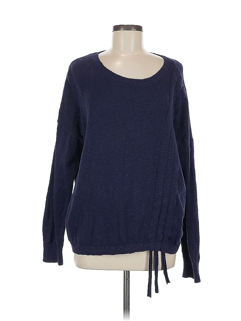 Pre-owned Express Pullover Sweater In Blue