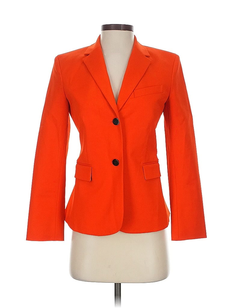 Pre-owned Theory Blazer Jacket In Orange