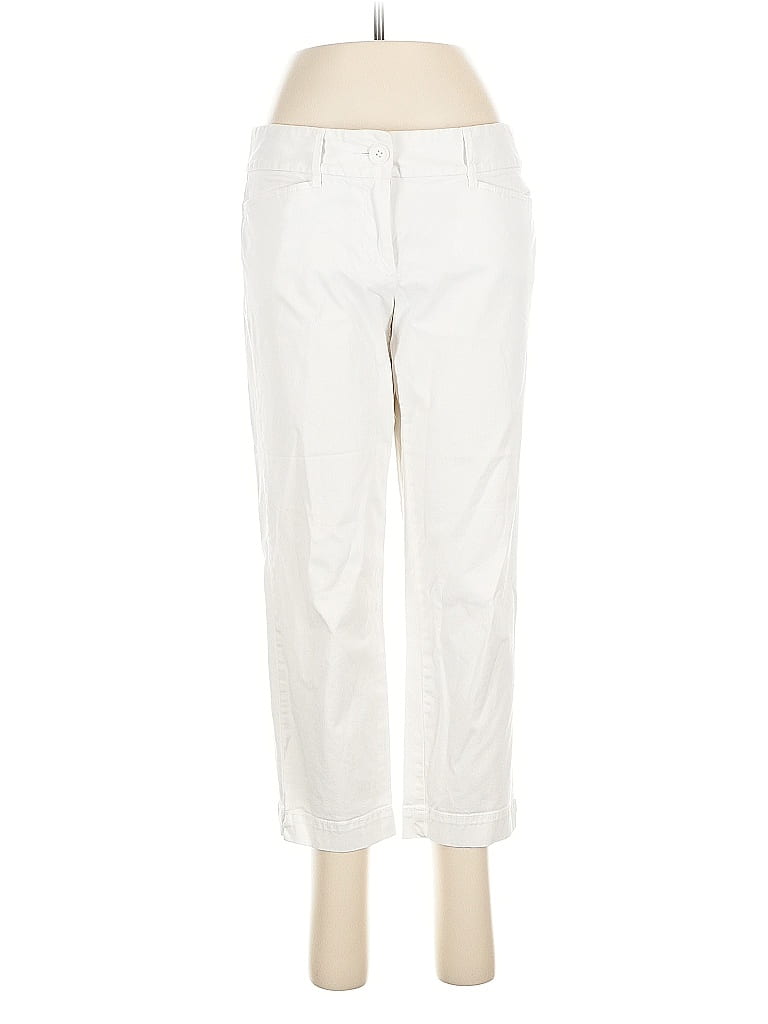 Pre-owned Ann Taylor Loft Casual Pants In White