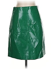 Porridge Faux Leather Skirt