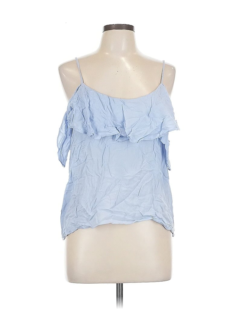 Click to view more detailed imagery on our partner's website Pre-owned Bb Dakota Sleeveless Blouse In Blue