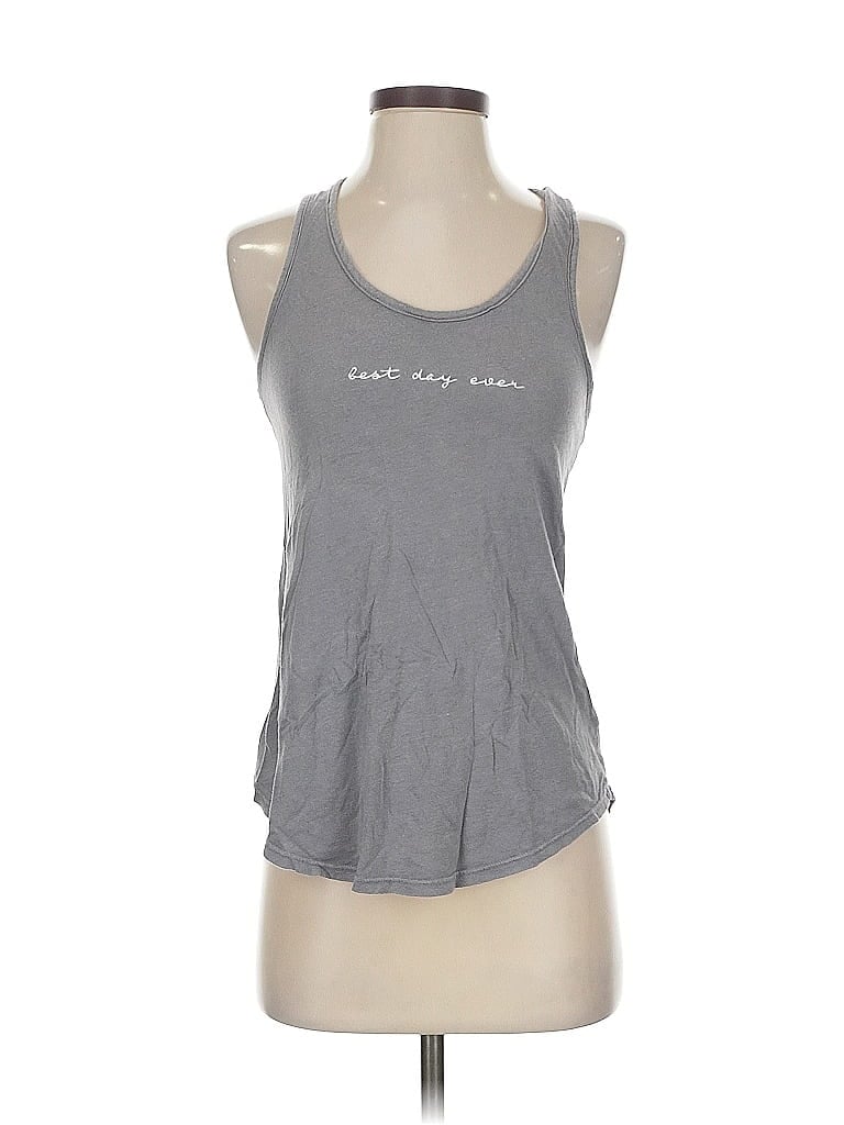 Pre-owned Good Hyouman Tank Top Gray Halter Neckline Tops