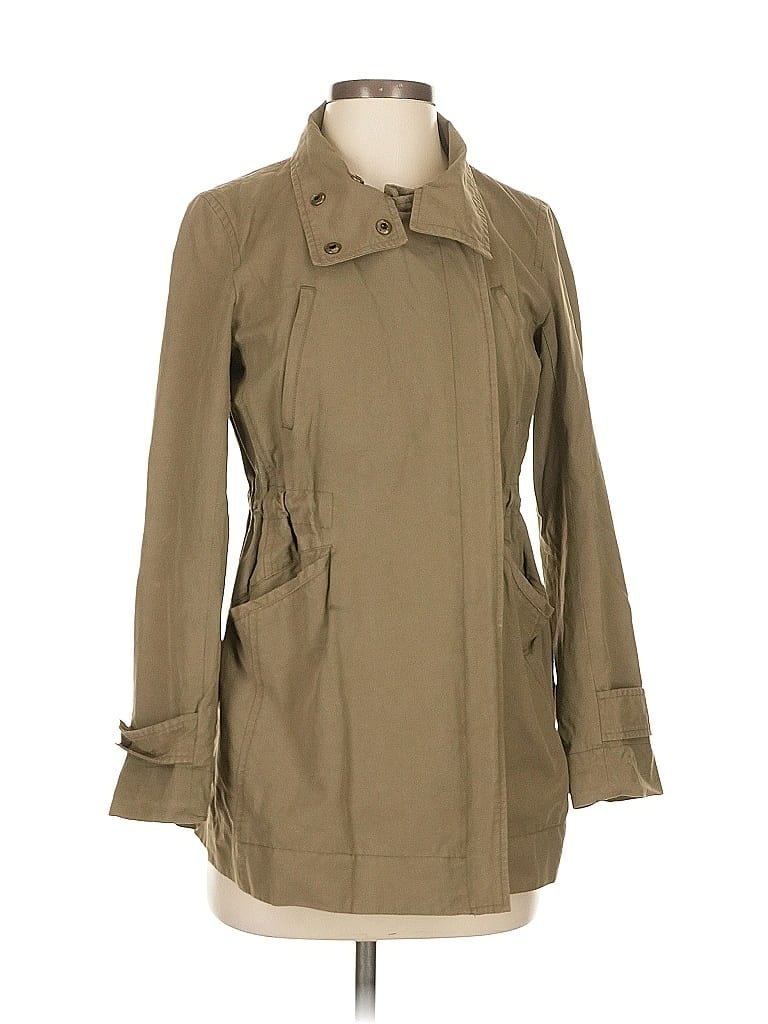 Pre-owned Ann Taylor Loft Trenchcoat In Brown