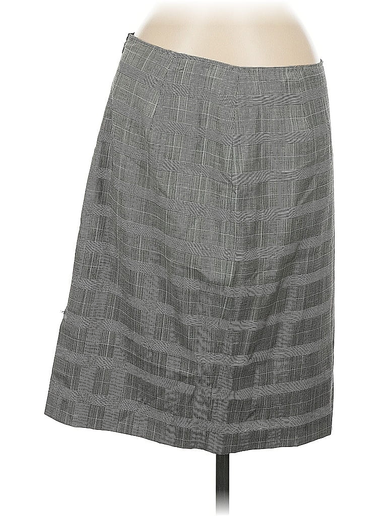 Pre-owned Elie Tahari Wool Skirt In Gray