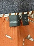 Muse Print Orange Cocktail Dress Size 4 - photo 4