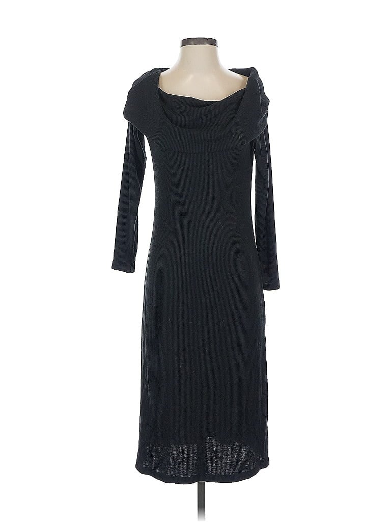Pre-owned Ann Taylor Loft Casual Dress In Black