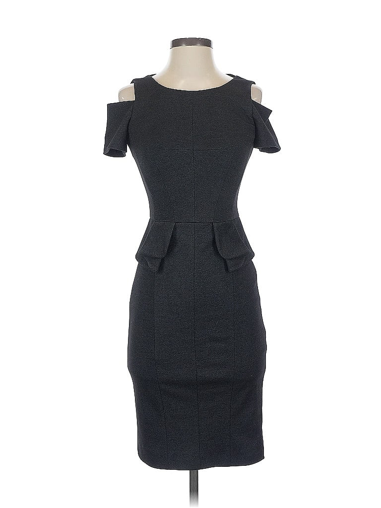 Pre-owned Karen Millen Cocktail Dress In Gray