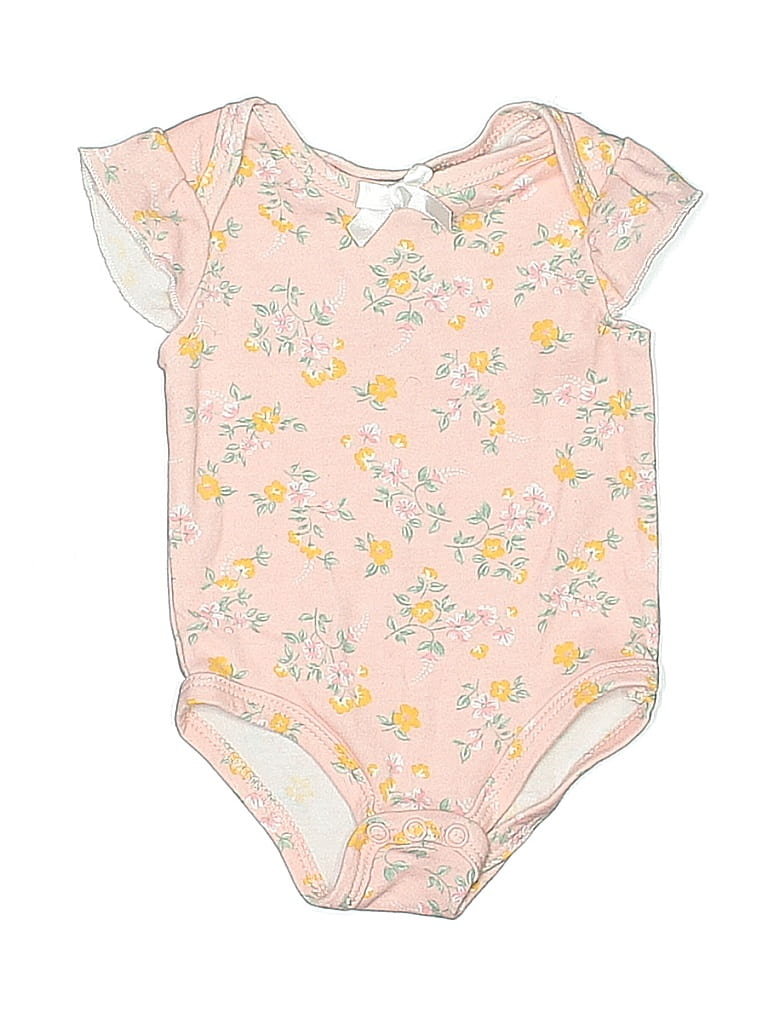 Click to view more detailed imagery on our partner's website Pre-owned Nicole Miller Babies' Short Sleeve Onesie In Pink