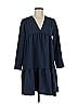 So Allure Solid Blue Casual Dress Size EU 40 / US 10 - photo 1