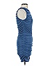 Unbranded Solid Blue Cocktail Dress Size S - photo 4