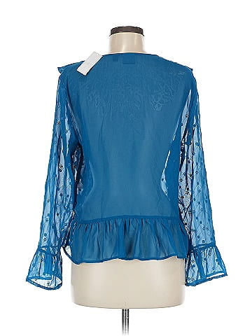 Soho JEANS NEW YORK & COMPANY 3/4 Sleeve Blouse (view 2)