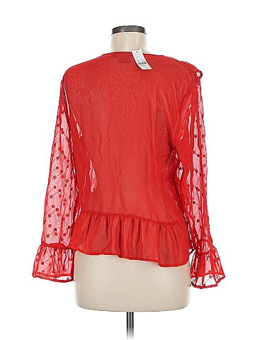 Soho JEANS NEW YORK & COMPANY Long Sleeve Blouse (view 2)