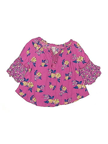 Justice 3/4 Sleeve Blouse (view 1)