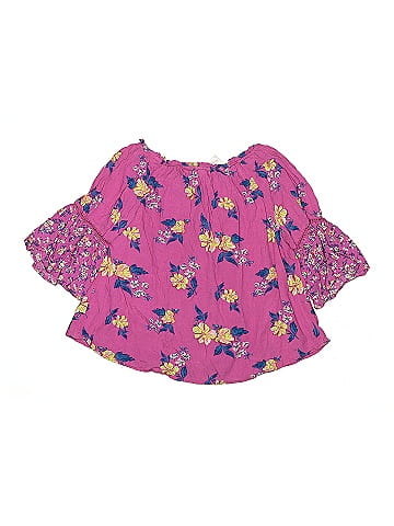 Justice 3/4 Sleeve Blouse (view 2)