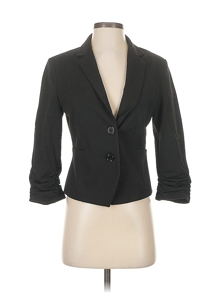 Pre-owned Express Outlet Blazer Jacket In Black