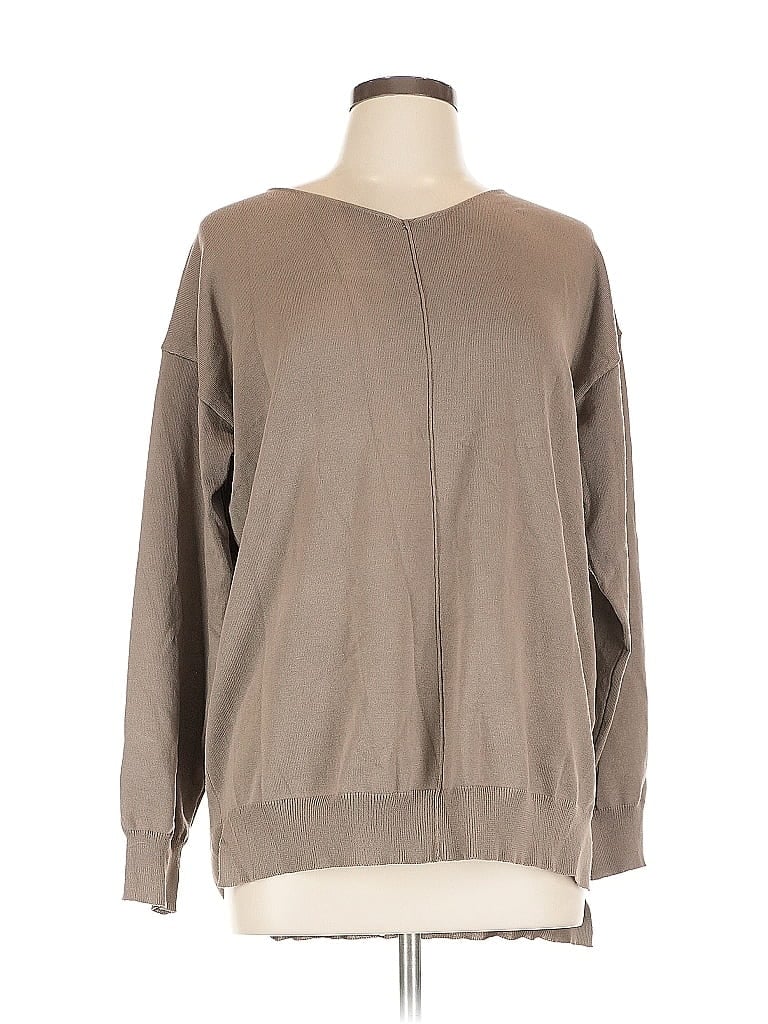 Pre-owned Assorted Brands Pullover Sweater In Brown