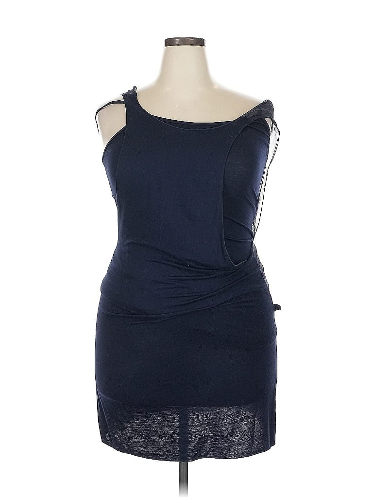 Pre-owned Unbranded Cocktail Dress In Blue