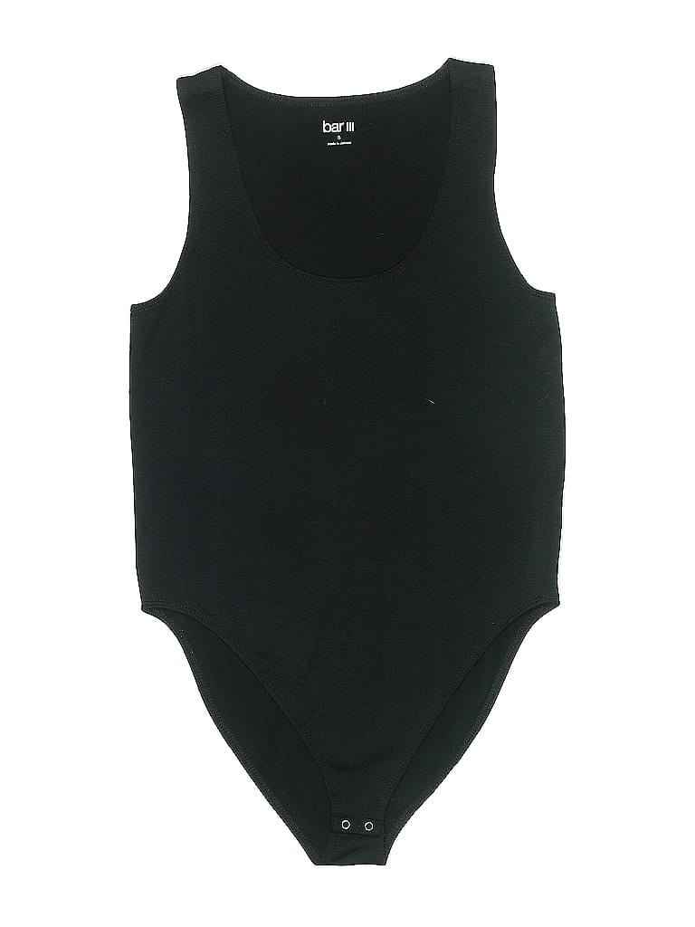 Pre-owned Bar Iii Bodysuit In Black