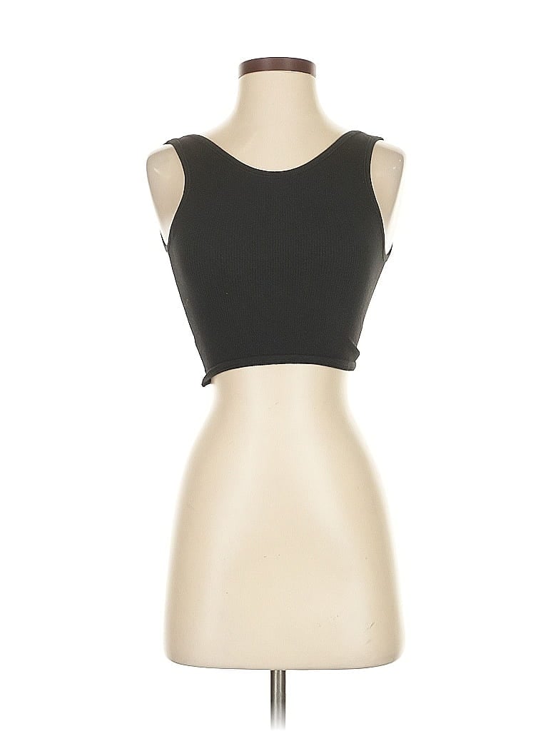 Pre-owned Out From Under Tank Top Black Strapless Neckline Tops
