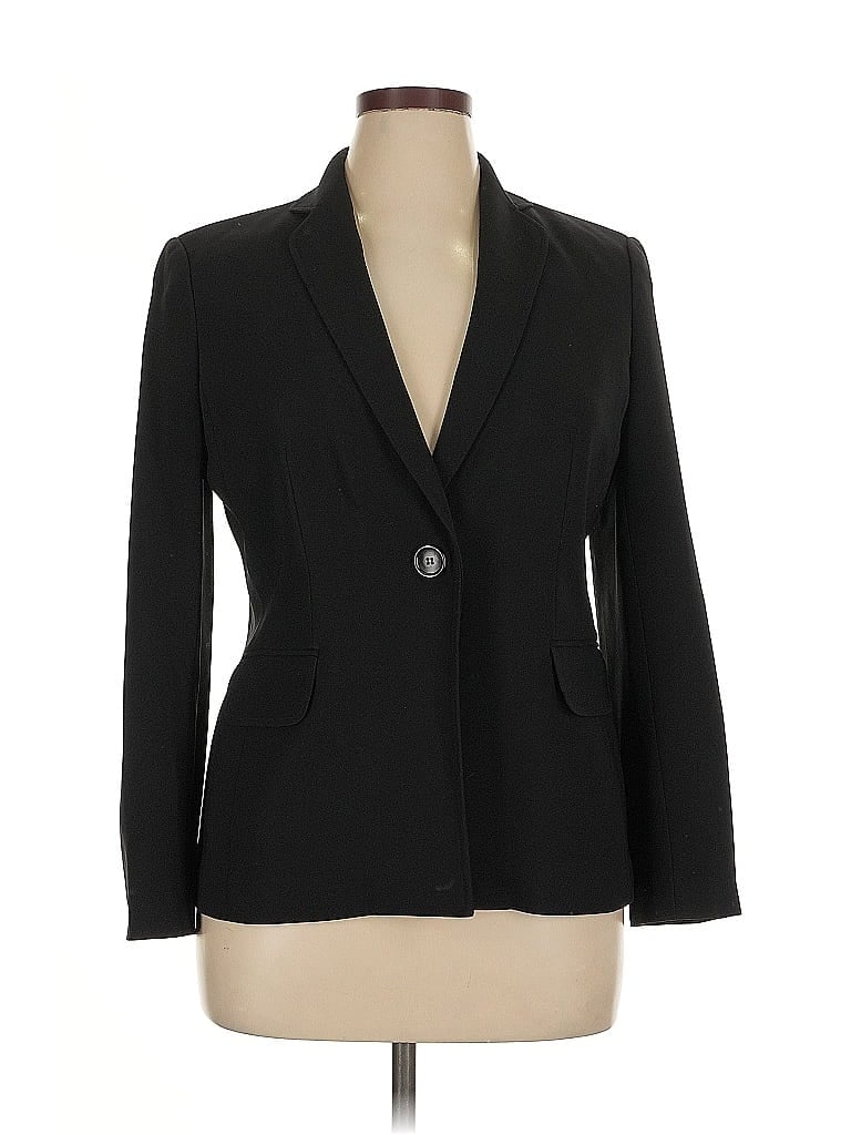 Pre-owned Ann Taylor Blazer Jacket In Black
