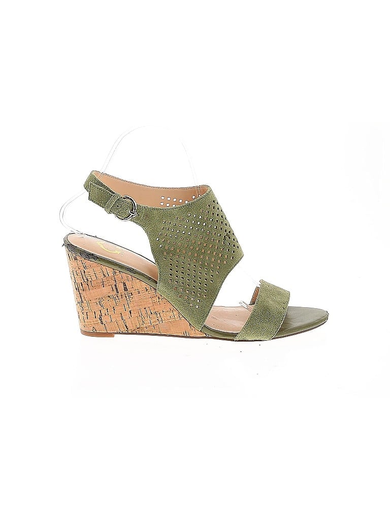 Pre-owned C. Wonder Wedges In Green