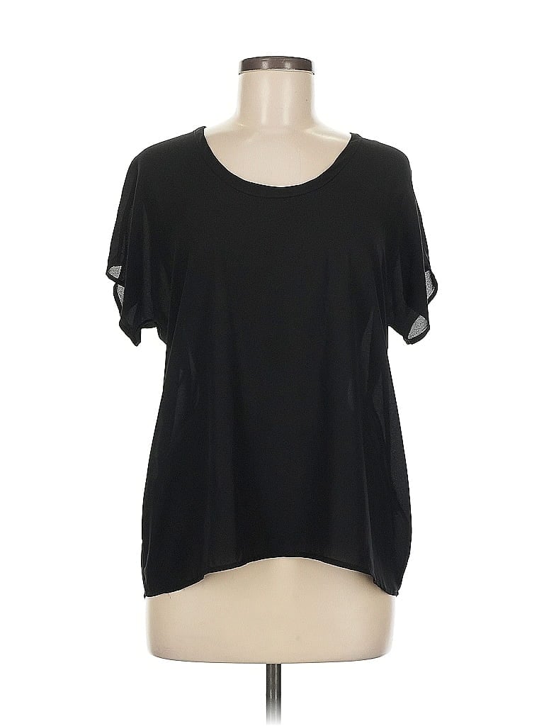 SOPRANO Pre-owned Short Sleeve Blouse In Black
