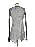 Ella Moss 100% Rayon Gray Cardigan Size S - photo 2