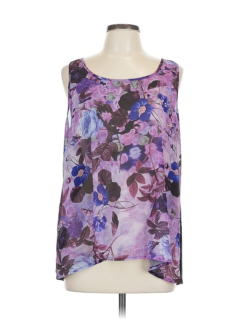Pre-owned Torrid Sleeveless Blouse In Purple