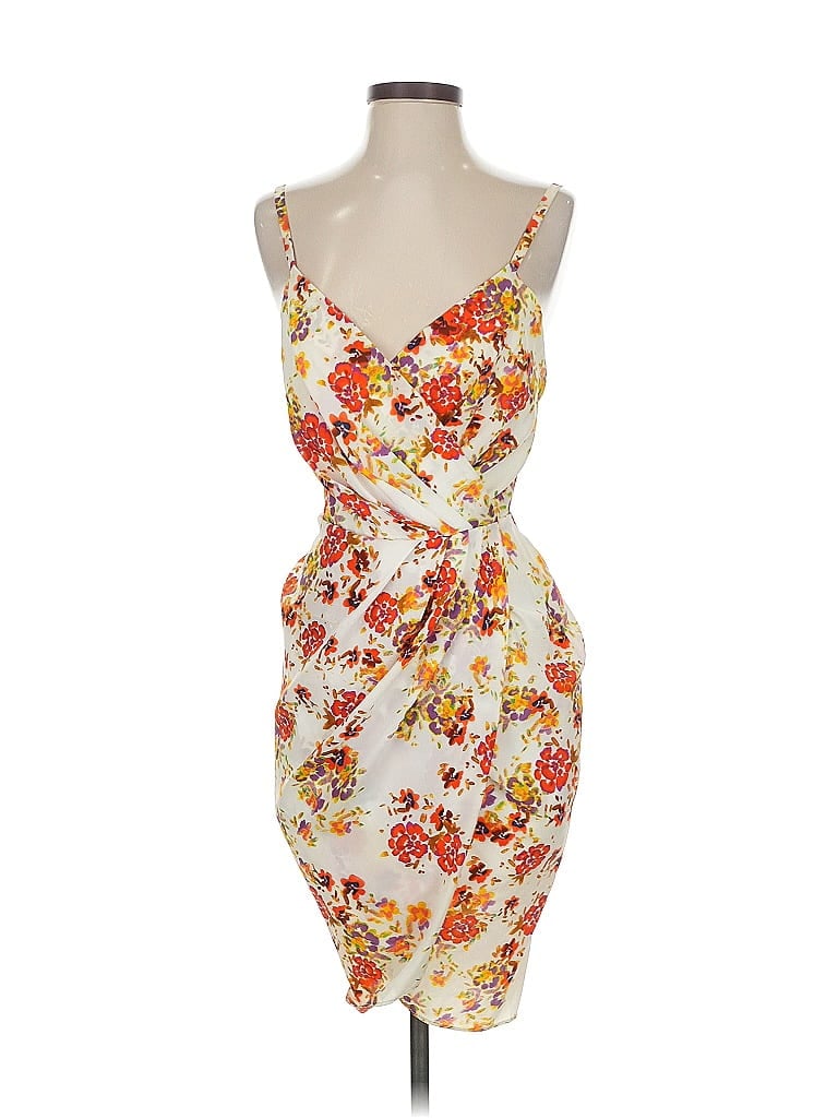 Pre-owned Mm Couture Cocktail Dress In White