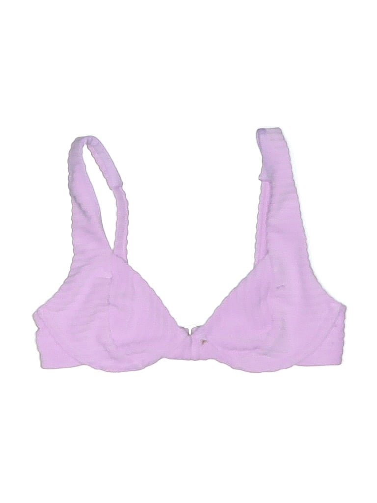 Pre-owned Billabong Swimsuit Top Purple Swimwear