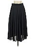 J.Crew 100% Polyester Solid Black Blue Formal Skirt Size 2 - photo 1