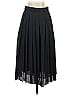 J.Crew 100% Polyester Solid Black Blue Formal Skirt Size 2 - photo 2