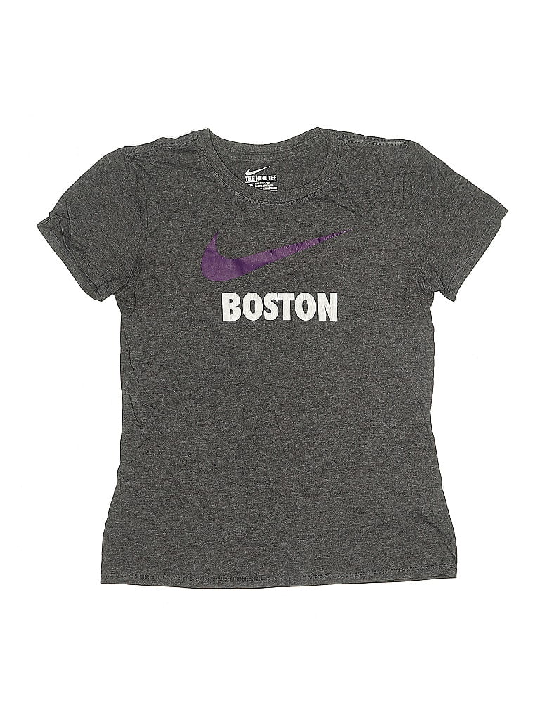 Click to view more detailed imagery on our partner's website Pre-owned Nike Kids' Short Sleeve T-shirt In Gray