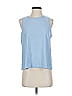Beyond Yoga Blue Sleeveless T-Shirt Size S