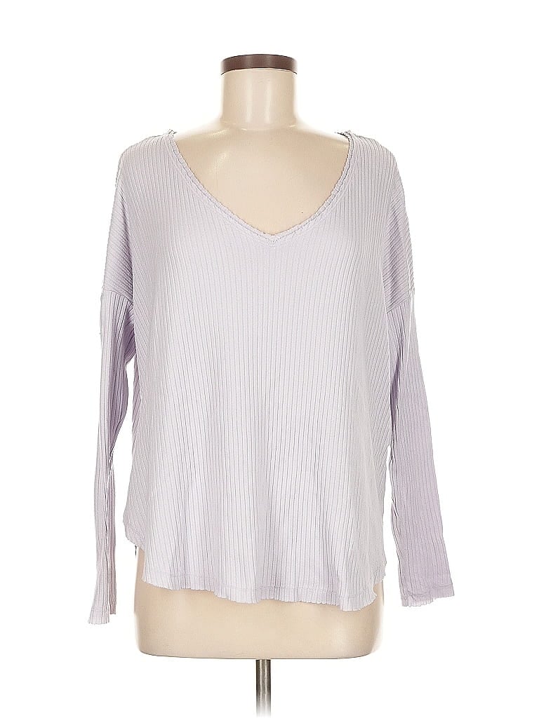 WILD FABLE Pre-owned Long Sleeve T-shirt In Gray