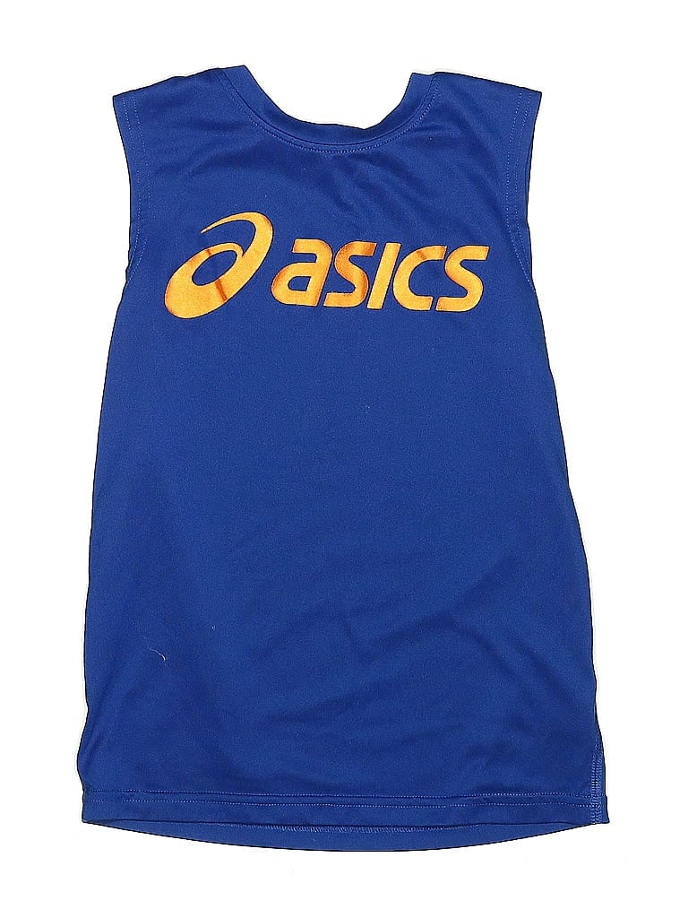 Pre-owned Asics Kids'  Sleeveless T-shirt In Blue